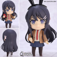 Nendoroid เนนโดรอยด์ จากการ์ตูนเรื่อง Rascal Does Not Dream of Bunny Girl Senpai เรื่องฝันปั่นป่วยของผมกับรุ่นพี่บันนี่เกิร์ล Mai Sakurajima ซากุราจิมะ ไม ชุดนักเรียน Ver Action Figure แอ็คชั่น ฟิกเกอร์ อนิเมะ Figma ฟิกม่า สามารถขยับได้ SD โมเดล Hobby