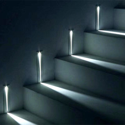 3W Recessed Led Stair Light AC85-265V Indoor IP20 Outdoor IP65 Corner Wall lights Stairs Step stairway Hallway staircase lamp