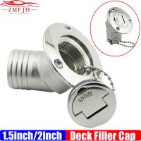 45 Degree 38mm 50mm Deck Filler Caps for Marine Boat 316 Stainless Steel Deck Filler Key Cap GAS DIESEL FUEL WASTE WATER Accessories