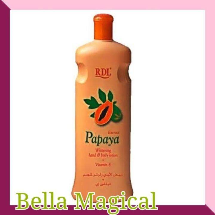 【COD】 Imported RDL Papaya Whitening Hand Body Lotion 600ml Lazada PH