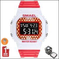 SMAEL นาฬิกาข้อมือผู้ชาย Sport Digital LED ระบบแสดงตัวเลข รุ่น SM1801 NEW พร้อมกล่องเหล็ก SMAEL เท่ห์