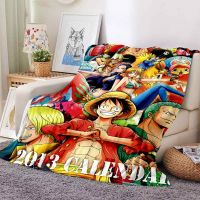 One Piece Cartoon Anime Blanket Sofa Office Nap Bed Car Air Conditioning Soft Warm Can Be Customized Q2