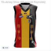 ♞♣ Leopold Reynolds 2023 เสื้อกีฬารักบี้ ลาย St Kilda Saints AFL ISC Rugby Jersey สําหรับผู้ชาย ไซซ์ S-3XL เสื้อกีฬา เสื้อผู้ชาย เสื้อลาย เสื้อบอล เสื้อกีฬาผู้ชาย