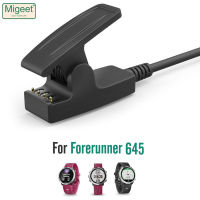 Migeet แท่นสายชาร์จที่ชาร์จยูเอสบีที่ชาร์จสำรองสำหรับ Forerunner 645 735XT 235 230 630 35 30 64 Vivomove HR/Vivomove Trend/ Garmin Lily สมาร์ทวอท์ช