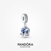 Official Store Pandora Murano Glass Cute Octopus Dangle Charm