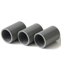 【CW】20mm 25mm 32mm 40mm 50mm ID Gray Equal Straight PVC Tube Joint Fitting Coupler Water Connector For Aquarium Fish Tank