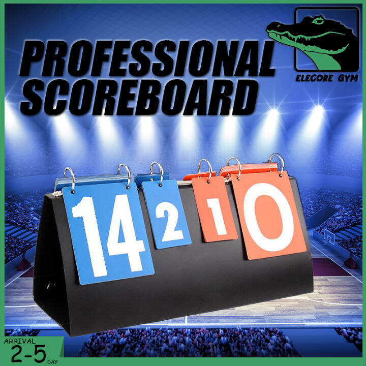 Score Boards Portable 4Digit Sports Competition ScoreBoard for Table Tennis Basketball