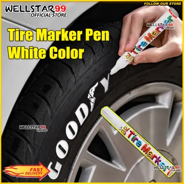 12 White Tire Pen Markers - Toyo Paint Pen for Car Tires