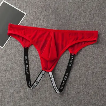 Mens Jock Strap Breathable Underwear Backless Jockstrap Briefs Underpants  Thong