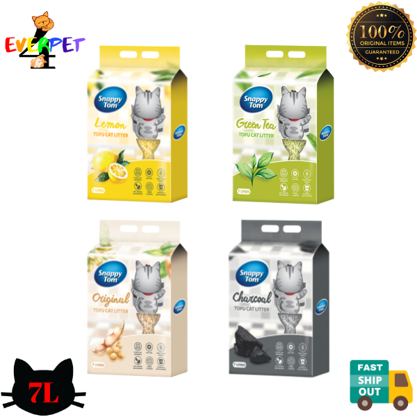 SNAPPY TOM Tofu Cat Litter Soybean ( 7 Liter X 1 Pack) Lazada