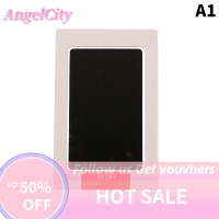 ?AngelCity อุปกรณ์เสริมของที่ระลึกกรอบรูปแผ่นหมึกพิมพ์มือเด็กทารกเด็กแรกเกิดชุดงานพิมพ์ด้วยมือและรอยเท้าแบบ DIY ปลอดภัยสะอาดของขวัญสำหรับงานรับขวัญเด็ก