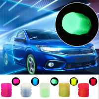 Luminous Valve Caps Fluorescent Red Night Glowing รถรถจักรยานยนต์จักรยานจักรยานล้อจัดแต่งทรงผมยาง Hub Universal Cap Decor