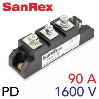 SanRex ไทริสเตอร์ โมดูล Thyristor/SCR Power Module 90A 1600V (PD90FG160)