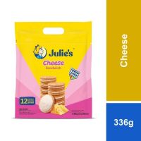 จูลี่ส์ ขนมปังกรอบ แซนด์วิชสอดไส้ชีส Julies Cheese Sandwich 336g