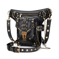 2021 fashion new steampunk retro locomotive bag ladies shoulder messenger bag female waist bag punk female bag