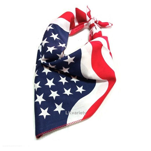 ผ้าลายธงชาติอเมริกา-แบบคลื่น-ผ้าพันคอ-ผ้าโพกหัว-bandana-american-flag-wave-scarf