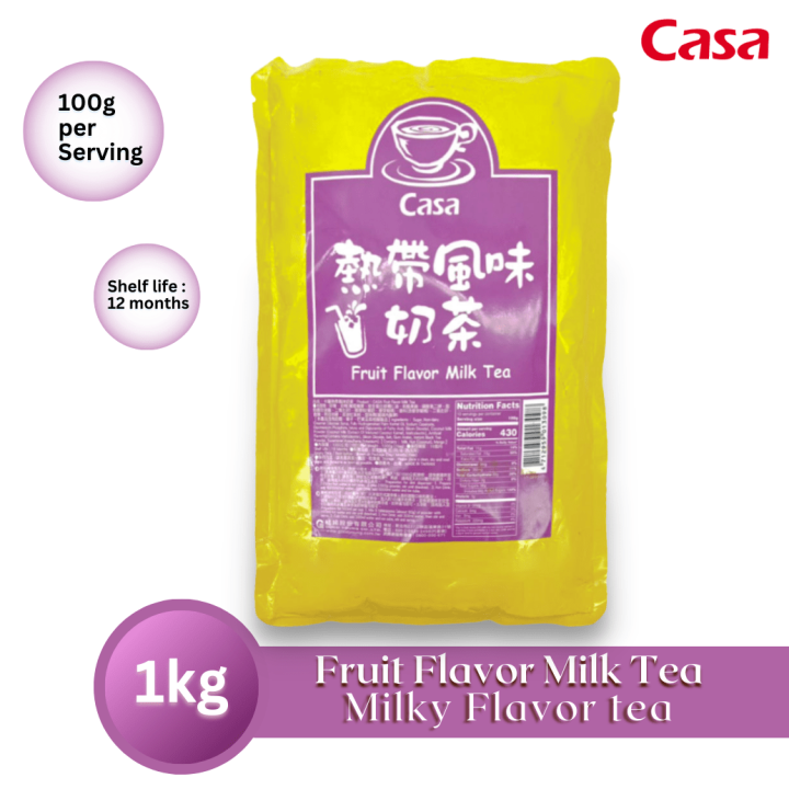 CASA Fruit Flavor Milk tea 1kg Lazada PH