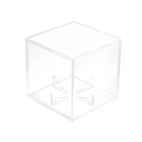 Quality Acrylic 80mm Baseball Box Display Golf Tennis Ball Transparent Case For Souvenir Storage Box Holder Uv Protection Dust