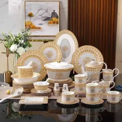 Louis Vuitton Tableware Set 43pcs and Louis Vuitton Tea & Coffee Set 15pcs  SFJS235 Home Decors