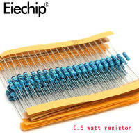 【2023】0.5 watt resistor Metal film resistance kit,12W 1 DIY electronic set of resistors Assorted package 56 ohm 390 ohm 3.3K 4.7K