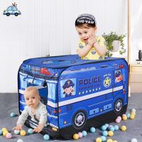 Children Tent Police Car Fire Truck Play House Indoor Outdoor Folding Tent Game Play House Toys Childrens Car Tent Gifts