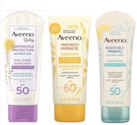 Aveeno ครีมกันแดดสำหรับผู้ใหญ่,Spf50สำหรับหญิงตั้งครรภ์ที่บอบบางครีมกันแดดร่างกาย