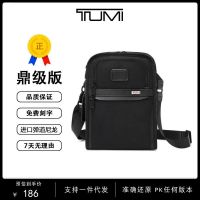 ﹊ TUMI Road Ming man กระเป๋าสะพายข้าง Alpha 3 series 02203116 d ballistic nylon single le shoulder bag นักธุรกิจและนักท่องเที่ยวที่เดินทางมาพักผ่อน