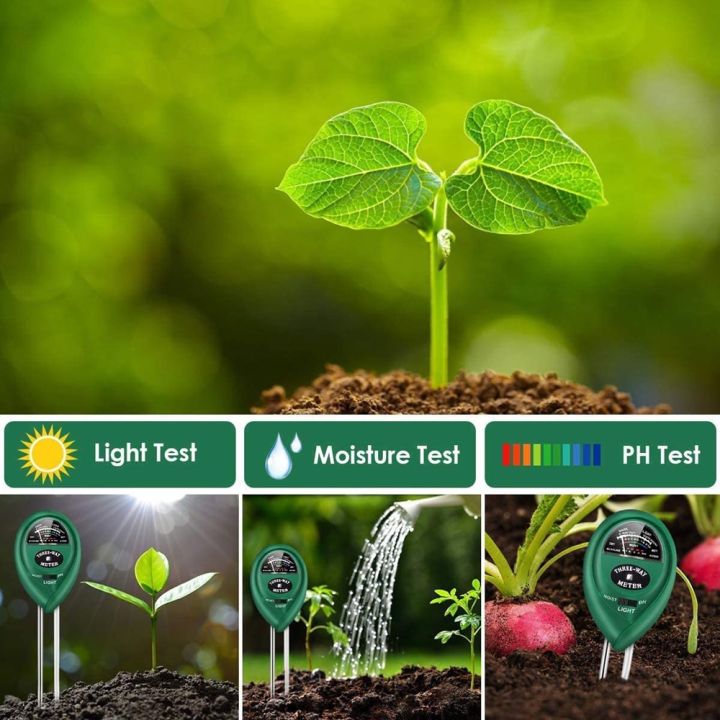 trending-เครื่องวัดค่า-ph-ของดิน3-in-1-ph-เครื่องวัดความเป็นกรดของความชื้นเครื่องวัดความชื้นในดินสำหรับพืช
