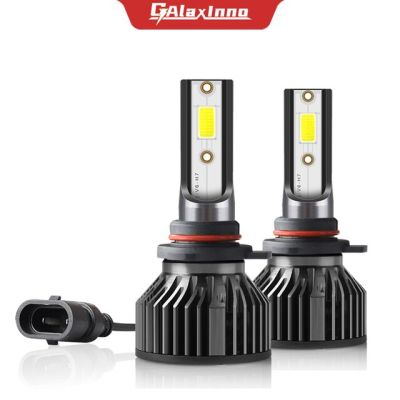 ไฟหน้ารถ Led 9012 12V Hir2ไฟตัดหมอกอัตโนมัติ2ชุดหลอดไฟ12000lm ไฟตัดหมอก6000K สีขาวกระจายความร้อนสูงขับขี่ปลอดภัยอายุการใช้งานยาวนานขึ้น