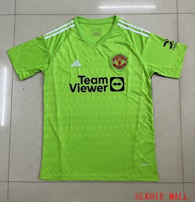 Manchest United Goalkeeper เสื้อเชิ้ตสีเขียว23-24 Thai Quality เสื้อแข่งฟุตบอล Fan Version