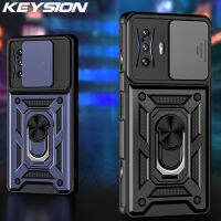 KEYSION เคสกันกระแทกสำหรับ Xiaomi POCO F4 GT F3 GT กดดึงกล้องป้องกันโทรศัพท์สำหรับ Redmi K50 Gaming K40