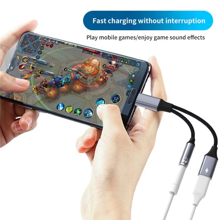 chaunceybi-usb-c-ถึง3-5mm-ประเภทชาร์จ-pd60w-ออดิโอสำหรับ