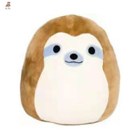 ANA Plush Squishmallow Simon The Sloth ตุ๊กตาสตัฟขนนุ่มตกแต่งหมอนอิงของขวัญวันเกิดของขวัญของขวัญ