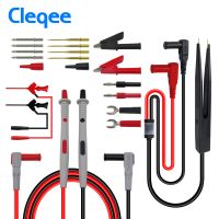 【Be worth】 Discount_Bazar Cleqee P1503E Multimeter Probes ทดสอบ Leads Kit พร้อมแหนบกล้วยปลั๊กสายเปลี่ยนเข็มดิจิตอลมัลติมิเตอร์ Feeler