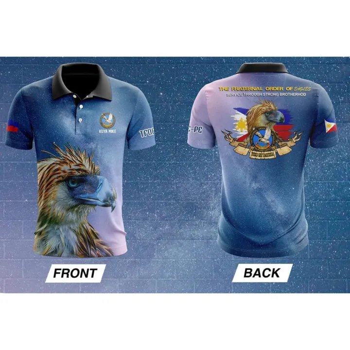 Eagles Full Sublimation Polo Shirt e24 | Lazada PH