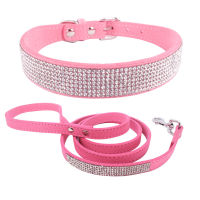 Hot Selling Collar Rhinestone Hot Drill Dog Collar Microfiber Durable Four Seasons Soft and Comfortable Cat Collar