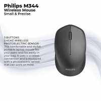 Philips M344 1600DPI 2.4Ghz Wireless Mouse