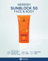 หมอมวลชน เนอริช ซันบล็อค เอสพีเอฟ 50 เฟสแอนด์บอดี้ ครีมกันแดด Nerrish Sunblock  SPF50 Face and Body