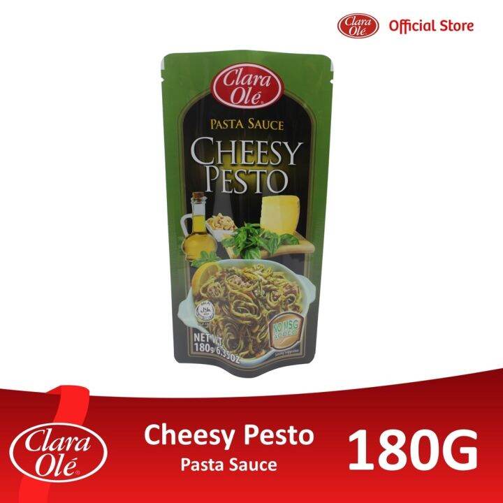 Hot Clara Olé Cheesy Pesto Pasta Sauce 180g Lazada PH
