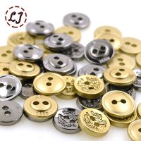 New arrived High quality 10pcs/lot small metal sewing button zinc alloy gold black color used for shirt garment accessories