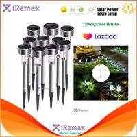 New iRemax 10 ชิ้นLEDกันน้ำไฟสำหรับติดพื้นพลังงานแสงอาทิตย์ไฟสวนกลางแจ้งดิสก์ไฟภูมิทัศน์แสงสำหรับสนามหญ้าลานเส้นทาง