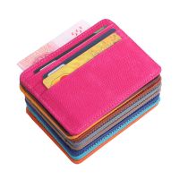 MXMUSTY Business Style Card Holder with ID Window Credit Card Holder Wallet Lizard Texture Money Pouch 4 Card Slots Uni ID Card CaseMulticolor