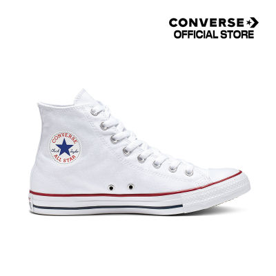 Converse รองเท้าผ้าใบ Sneakers คอนเวิร์ส ALL STAR HI WHITE ผู้ชาย ผู้หญิง unisex สีขาว M7650C M7650CAWTXX