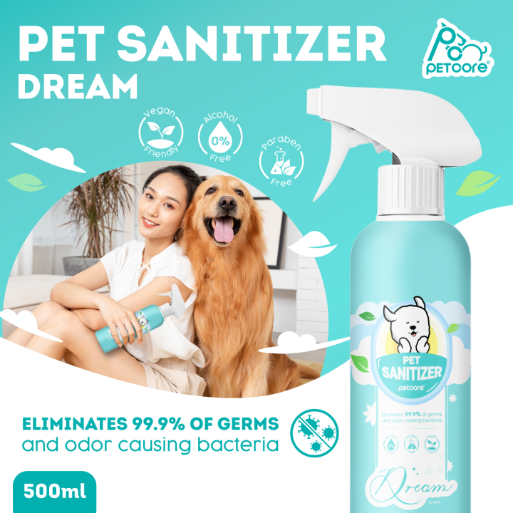 Petcore All Natural Pet Sanitizer Deodorizing Spray Disinfectant Spray