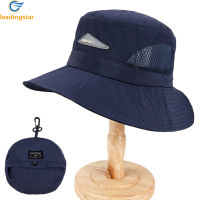 LeadingStar Topi Bucket สำหรับผู้ชายผู้หญิง,หมวกบังแดดกลางแจ้งแห้งเร็วกันน้ำหมวกอาบน้ำเด็กฤดูร้อน【cod】