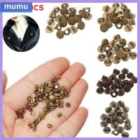 MUMU 20/40pcs 4mm หัตถกรรม เครื่องประดับ ตกแต่งลวดลายพิมพ์ หัวเข็มขัดโลหะ หัวเข็มขัดเย็บเสื้อผ้า เสื้อผ้าตุ๊กตา DIY ปุ่มมินิ