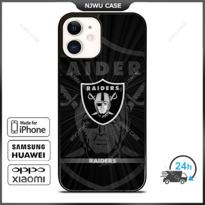 Oakland Raiders Phone Case for iPhone 14 Pro Max / iPhone 13 Pro Max / iPhone 12 Pro Max / XS Max / Samsung Galaxy Note 10 Plus / S22 Ultra / S21 Plus Anti-fall Protective Case Cover