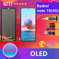 For หน้าจอ LCD พร้อมทัชสกรีน - Xiaomi Redmi Note 10 (4G) (OLED) (ใช้สแกนลายนิ้วมือได้）