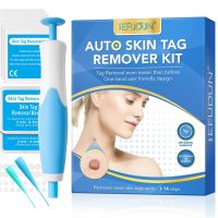 ZZOOI Auto Skin Tag Remover Painless Mole Wart Remover Skin Tag Removal Kit With Cleansing Swabs Facial Beauty Tool Home Use