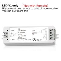 ไฟหรี่ Led 12V 24V Pwm 2.4G Led Rf รีโมทไร้สายสัมผัส5V 36V รีโมทควบคุม Wifi อัจฉริยะสำหรับแถบเดี่ยวสีแอลอีดี